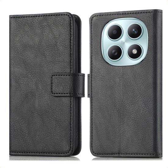 imoshion Hoesje - Geschikt voor Xiaomi Redmi Note 15 (5G) - Luxe Bookcase - Zwart
