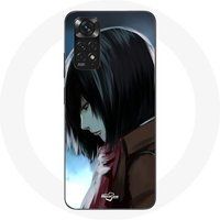 Maniacase Hoesje voor Xiaomi Redmi Note 11S 4G Mikasa Ackerman Aanval van de Titanen Manga Anime