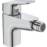 Armatuur/bidetkraan Ideal Standard Armatuur/bidetkraan CERAFLEX | + bruiswatertoestel, kunststof trekknop-afvoergarnituur, lexible aansluitslangen G 3/8 | uitsteek 114 mm, draaibereik 100 graden, chroom