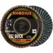 Rhodius 303934 LSZ QUICK Lamellenschijf Korrelgrootte (num) 40 RVS, Staal, Non-ferrometaal 10 stuk(s)