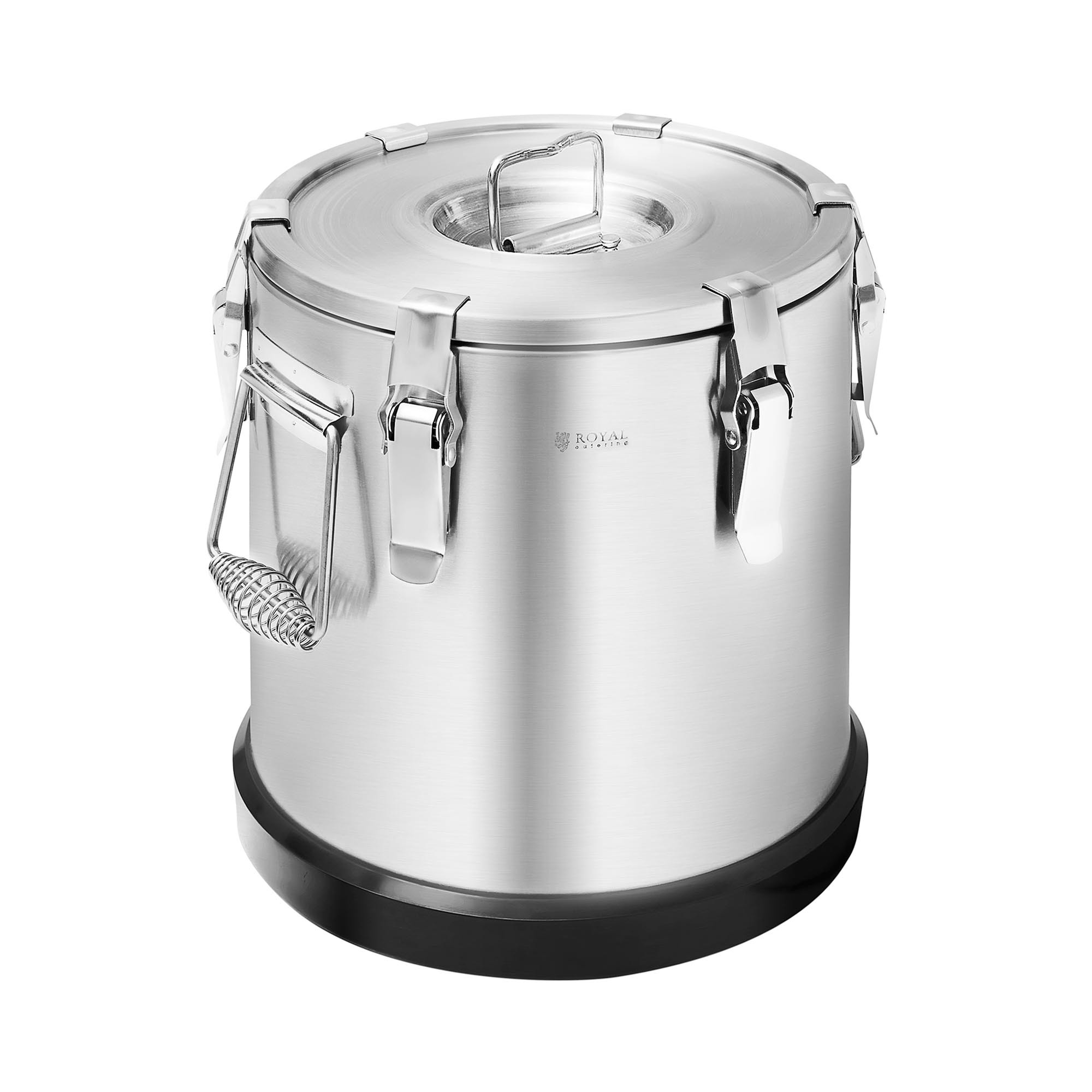 Royal Catering Thermoskan - 15 L - - rubberen vloer