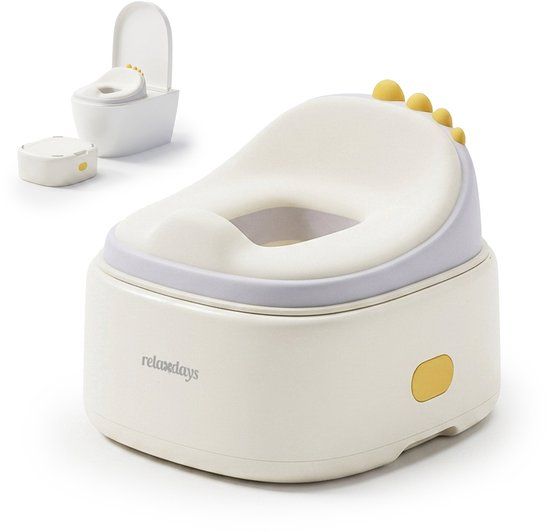 Relaxdays Potje 4 in 1 - dino - crème