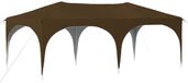vidaXL Pop-up Feesttent 575 x 288 x 245 cm Taupe Oxford Stof