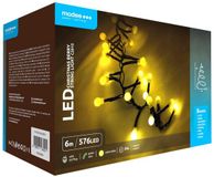 Modee Lichtsnoer Kerst 6 Meter - 576 LED Lampjes - Warm Wit