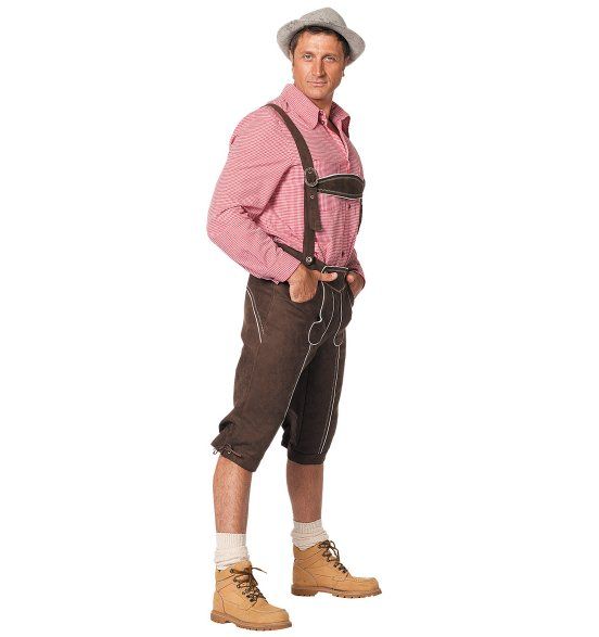 Feestbeest.nl 836-19-205 Feestkleding - Bruin, Rood - Heren