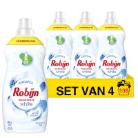 Robijn Aanbieding: Robijn Klein & Krachtig Stralend Wit - 4 x 1190 ml