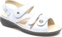 Finn Comfort GOMERA - Platte sandalen - Lichtblauw - Maat 40 - Leer - Klittenband