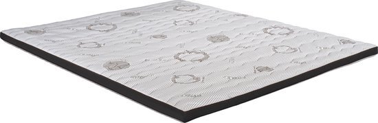 MatrasDirect topdekmatras Traagschuim NASA Bamboo Intense luxe 220 cm / 200 cm