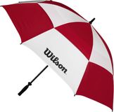 Wilson 62 Inch Double Canopy Golfparaplu - Rood Wit