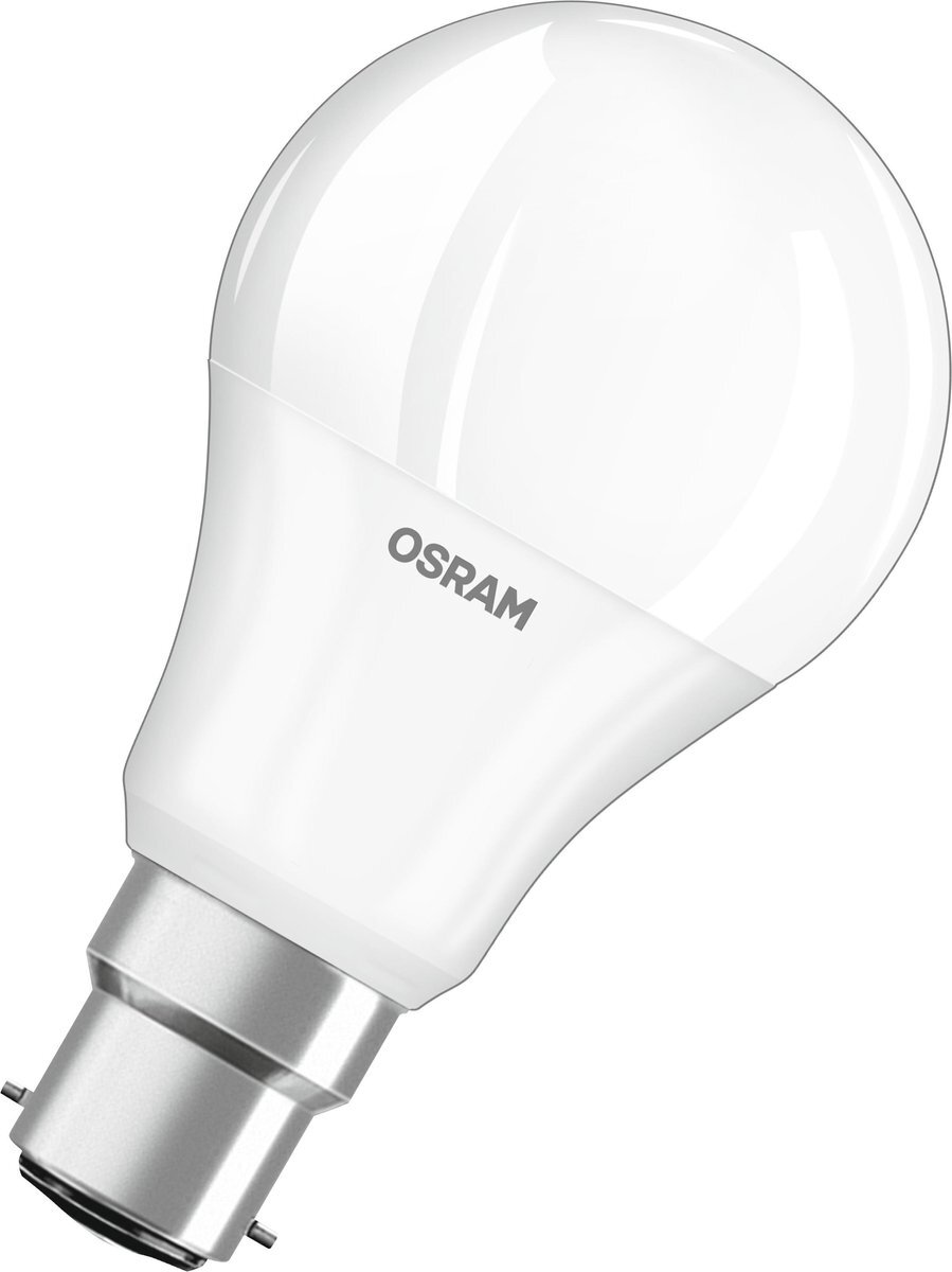 Osram LED lamp | NaN: B22d | Warm White | 2700 K | 8,50 W | vervanger voor 60 W Incandescent bulb | mat | LED BASE CLASSIC A