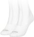 Calvin Klein Footie High Cut Diamond (2-pack) - dames onzichtbare sokken - wit