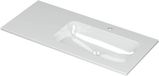 Wastafel INK Aspekt Wastafel Porselein Rechts met 1 Kraangat - 1000x450x15 mm - Glans Wit