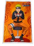 Homadict Sherpa-deken voor kinderen Naruto Ramen oranje/zwart 100x150 cm