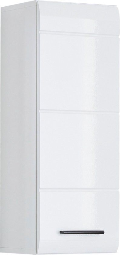Trendteam Skin - Wandkast voor badkamer - wit - 30x77x23 cm