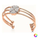 Folli Follie Bracelet Women 3B0T041R Crystal White Pink Gold 16 cm