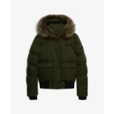 Superdry & Co Superdry Everest Microfibre Ella Bomberjack Dames Surplus Goods Olive Green