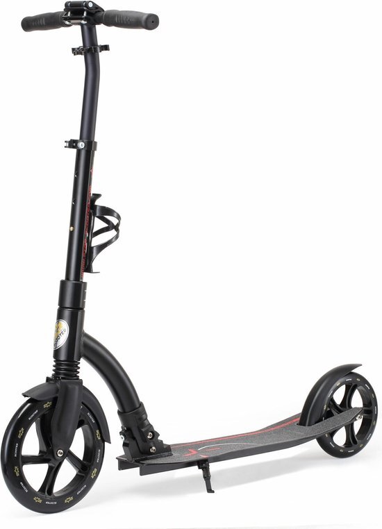 bikestar STAR- SCOOT ER® aluminium stadsscooter opvouwbaar / 230mm wielen / Zwar