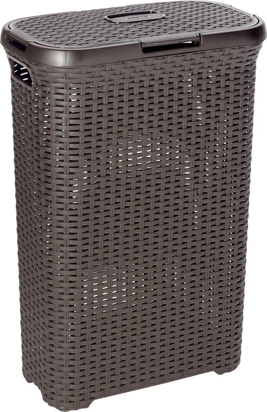 Curver Style Wasmand met deksel - 40 l - Bruin