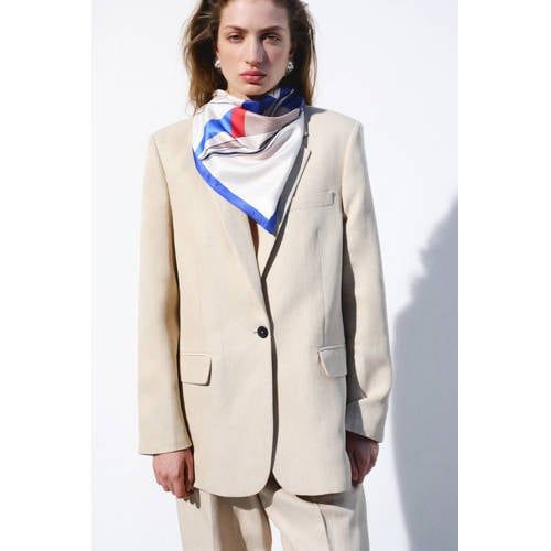 Mango regular blazer beige