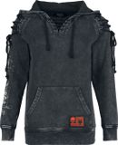 Rock Rebel by EMP Grijze hoodie - Dames - M