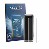 Savvies Screenprotector voor EcoFlow Rapid Pro X - Folie Beschermfolie Transparant Volledig Dekking 4 Stuks