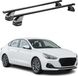 OMAC Barre transversale en acier pour Hyundai i30 Fastback 2018-2023 - antivol inclus - testé City Crash - DIN 75302:2019 - ISO/pas 11154:2006 - charge maximale 75 kg noir