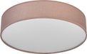 OSRAM ORBIS PARIS plafondlamp 400mm, bruin, 2xE27 fitting, combineerbaar met slimme lamp, hoge kwaliteit, modern design, met stoffen kap, geschikt voor binnengebruik, rond, IP20