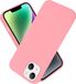 Cadorabo Hoesje geschikt voor Apple iPhone 14 in LIQUID ROZE - Beschermhoes gemaakt van flexibel TPU silicone Case Cover
