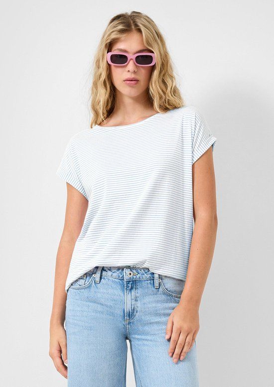 QS s.Oliver QS T-shirt lichtblauw