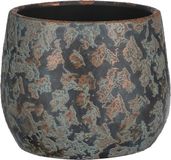 Mica Decorations Bloempot - keramiek - kamerplanten - koper - D19 x H15 cm