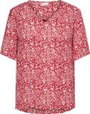 ONLY CARMAKOMA CARVIWI S/S V-NECK TOP AOP