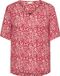 ONLY CARMAKOMA CARVIWI S/S V-NECK TOP AOP