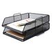 Exerz Papieren sorteer/lade/bureauorganiser/bestandshouder 2 STKS Pack - Wire Mesh - Multifunctioneel voor kantoor, school, studie