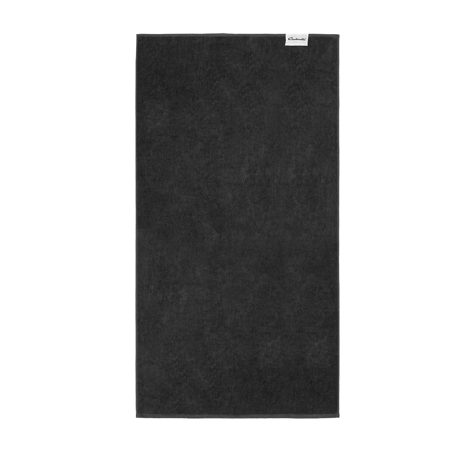 Cinderella handdoek sundays - 60x110 cm - anthracite - 2 stuks