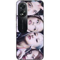 Maniacase Etui Oppo A58 blackpink group lisa jennie jisoo rosé
