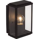 Brilliant AG 44480/06 buitenwandlamp, metaal, E27, 60 W, zwart