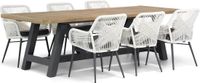 Lifestyle Garden Furniture Advance/Trente 260 cm dining tuinset 7-delig Wit