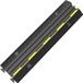 VEVOR Kabelgoot 5 stuks 2 kanalen, rubber/PVC, zwart/geel, 101 x 24,5 x 5 cm