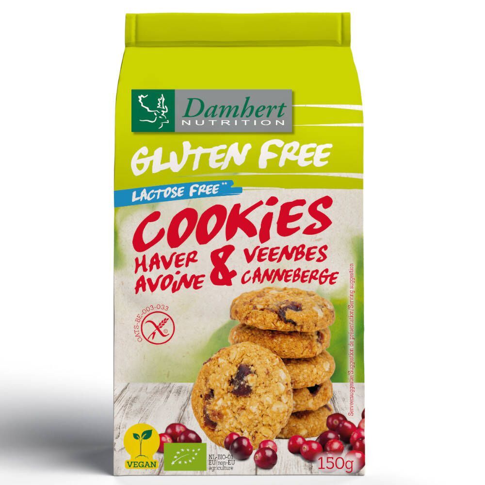 Damhert Gluten Free Haverkoekjes Cranberry