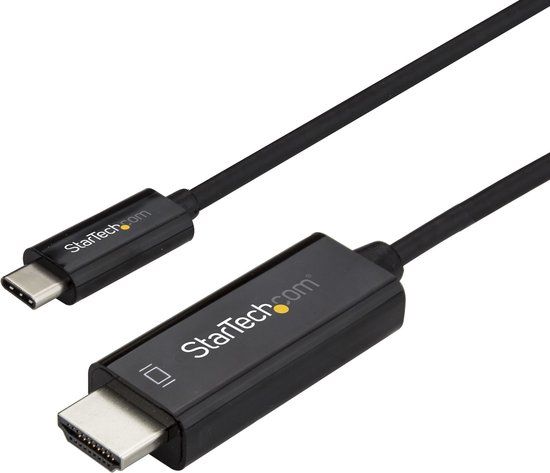 StarTech.com USB-C to HDMI Adapter - 1m - Black