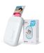 Liene Pearl 2x3 Inch Photo Printer - Inclusief 50 vellen Zink foto papier (Wit)