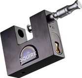 Squire WS75S - Containerslot - Hangslot - CEN4 - Gehard staal - Zwart