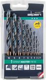 Alpen Cassette Sprint Master Metaalborenset DIN 338 TM 10, 10-delig