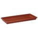 Stefanplast Soucoupe rectangulaire Maxi Terracotta 72x33cm - Résistant au gel jusqu'à -20° - Couleur céramique - Incassable et léger