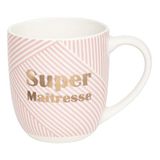 Draeger Paris "Super Meesteres" keramische roze mok