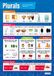 Poster Daydream Education Poster met Engels opschrift "Plurals", glanzend papier, 850 mm x 594 mm (A1), spraakposter voor klaslokalen, educatieborden