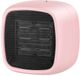 Merkloos Chauffage céramique portable pour bureau - 450-800 watts - Deux réglages de température - Faible consommation d'énergie - Haute efficacité - Protection contre la surchauffe et le basculement - Petit radiateur soufflant carré [800W] Poudre