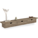 Idmarket – Étagère murale console d'entrée 3 tiroirs – Longueur 80 cm – Largeur 15 cm – Hauteur 10 cm – Panneaux de particules – Style contemporain