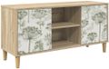 vidaXL Tv-meubel GOTHA 102 x 33 x 50 cm Sonoma Bewerkt hout