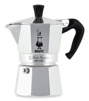 Bialetti Moka Express - Moka pot - 1 kopjes - Aluminium/Zwart